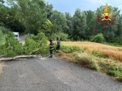 Maltempo: intervento VVFF a Gozzano di Ripatransone