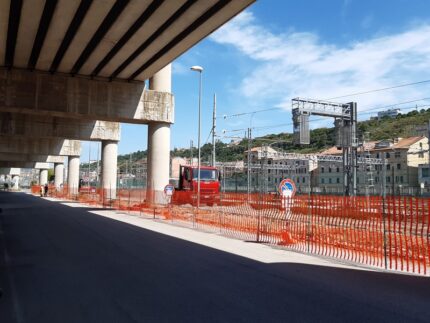 Lavori in via Mattei ad Ancona