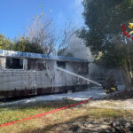 Incendio di una roulotte a Montemarciano