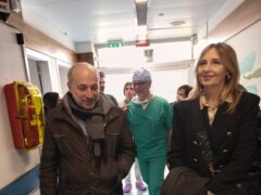 L'assessore regionale Calcinaro in visita all'ospedale Profili di Fabriano