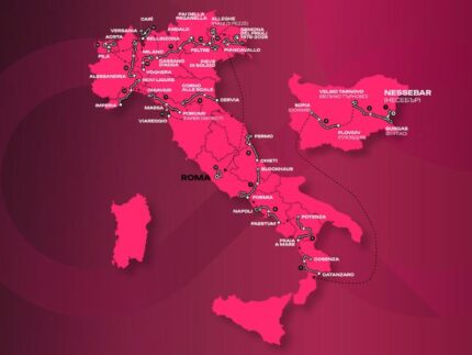 Tracciato Giro d'Italia 2026