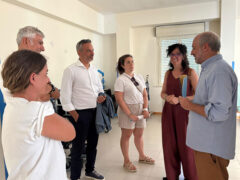 Visita assessore Calcinaro a Presidio sanitario ed RSA Montemarciano