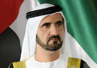 Lo sceicco degli Emirati Arabi Mohammed bin Rashid Al Maktoum
