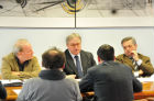 In Regione incontro con il presidente Gian Mario Spacca e gli assessori Almerino Mezzolani e Pietro Marcolini sulle risorse economiche della sanità marchigiana - FOTO di Maurizio Rillo
