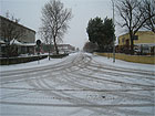 Strada innevata