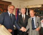 Visita dell'ambasciatore sloveno