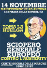 Volantino sciopero 14 novembre