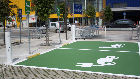 I posti del parcheggio IKEA riservati alla ricarica dei veicoli elettrici