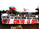 Manifestazione studenti Ancona