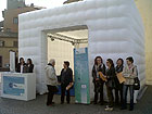 Gazebo itinerante della campagna CUPIDO, ad Ancona