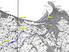 La mappa dell'area con l'intervento