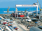 Lo stabilimento Fincantieri di Ancona