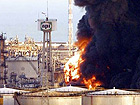 L'incendio alla raffineria Api di Falconara Marittima (Ancona) del 1999