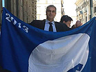 Il Commissario Straordinario Antonio Corona a Roma ha ritirato la Bandiera Blu 2013 per il Comune di Ancona