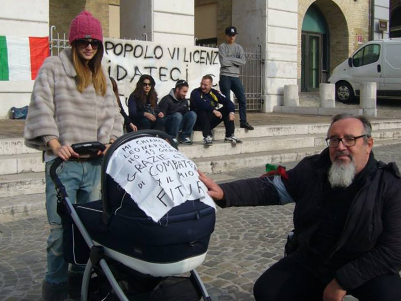 La protesta "dei forconi" ad Ancona, 10 dicembre 2013