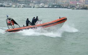Il battello veloce A15 della Guardia Costiera