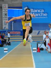 Il campione europeo indoor del salto triplo Fabrizio Donato (foto di Claudio Petrucci/FIDAL)