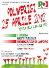 Pd di Ancona a Poverigi il 25 aprile