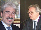 Massimo Rossi e Gian Mario Spacca, candidati alle regionali di marzo 2010